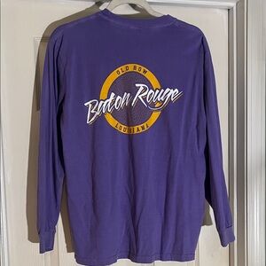 Old Row Purple Long Sleeve Tee